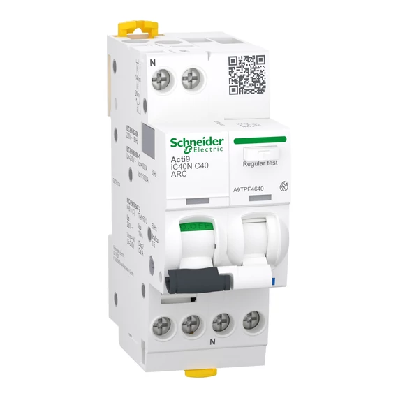 SCHNEIDER ELECTRIC ACTI9 iC40N ARC, 1P-N, C, 40A (A9TPE4640)