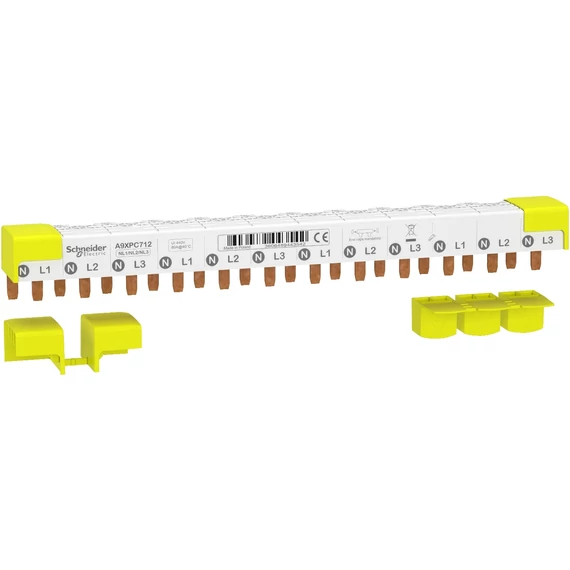 SCHNEIDER ELECTRIC ACTI9 Darabolható gyűjtősín iC40 3PN 12 mod. 18mm (A9XPC712)