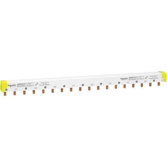 SCHNEIDER ELECTRIC ACTI9 Darabolható gyűjtősín, 100A, 3P-N, 18M (A9XPH518)