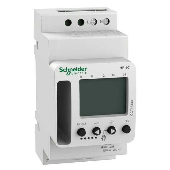 SCHNEIDER ELECTRIC ACTI9 IHP 1C e (24/7) programozható időkapcsoló (CCT15440)
