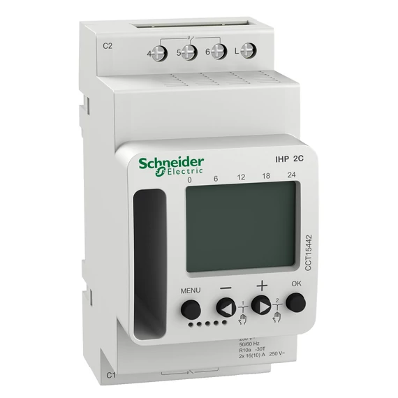 SCHNEIDER ELECTRIC ACTI9 IHP 2C e (24/7) programozható időkapcsoló (CCT15442)