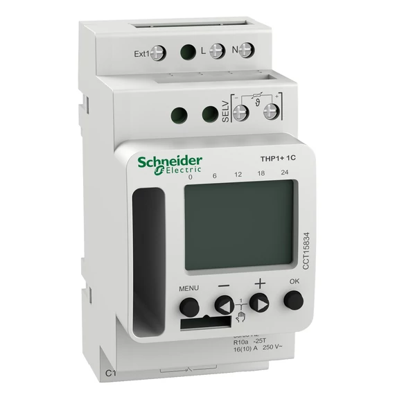 SCHNEIDER ELECTRIC ACTI9 THP1+ 1C programozható termosztát (CCT15834)