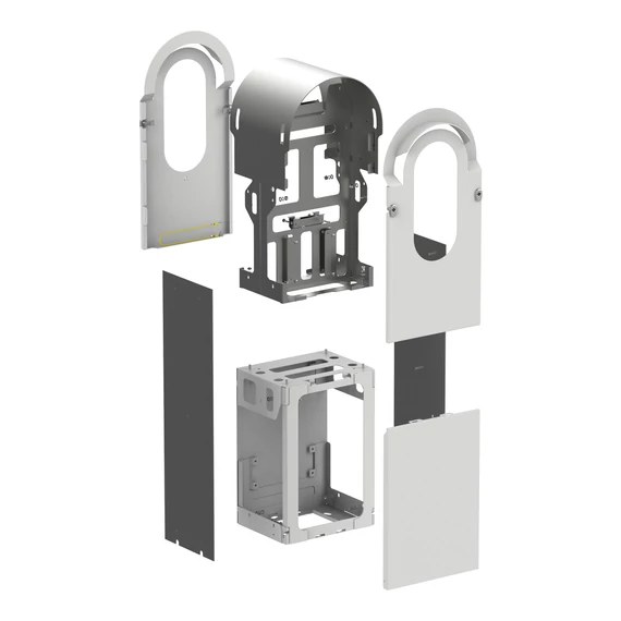 SCHNEIDER ELECTRIC EVlink ProAC Metal-acél álló telepítési készlet 2 töltőállomás telepítéséhez (EVA1RFKS2)