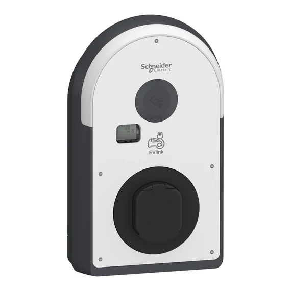 SCHNEIDER ELECTRIC EVlink ProAC töltőállomás 1*32A - 7,4kW - T2S + 6mA RDC-DD védelem + 30mA Asi ÁVK + MNx + MID mérő (EVB3S07N4AM)