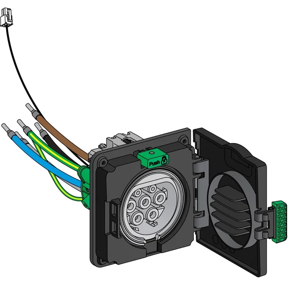 SCHNEIDER ELECTRIC EVlink csere aljzat T2 WALLBOX STD 3 fázis IEC (EVP1HSM23)