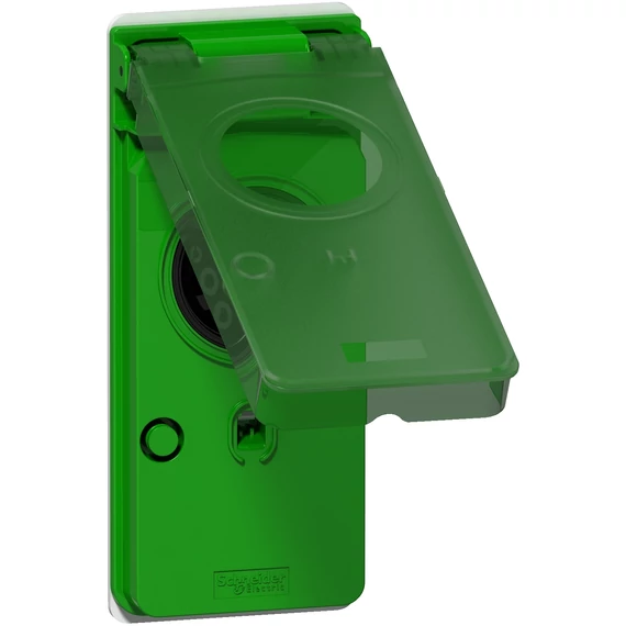 SCHNEIDER ELECTRIC EVlink Parking T2 aljzat csapó fedéllel redőny nélkül (EVP1PSS2)