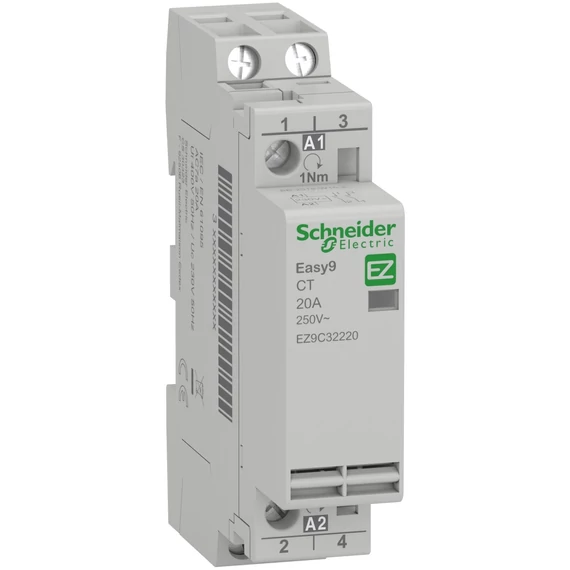 SCHNEIDER ELECTRIC EASY9 PRO Kontaktor, 2P, 2NO, 20A (EZ9C32220)
