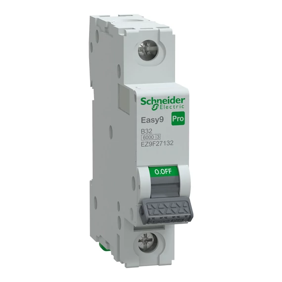 SCHNEIDER ELECTRIC EASY9 PRO Kismegszakító, 1P, B, 32A, 6kA (EZ9F27132)