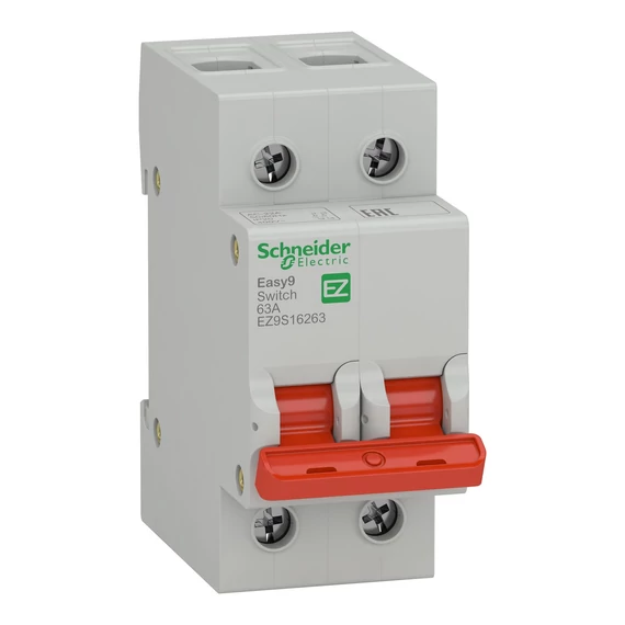 SCHNEIDER ELECTRIC EASY9 PRO Szakaszolókapcsoló, 2P, 63A (EZ9S16263)
