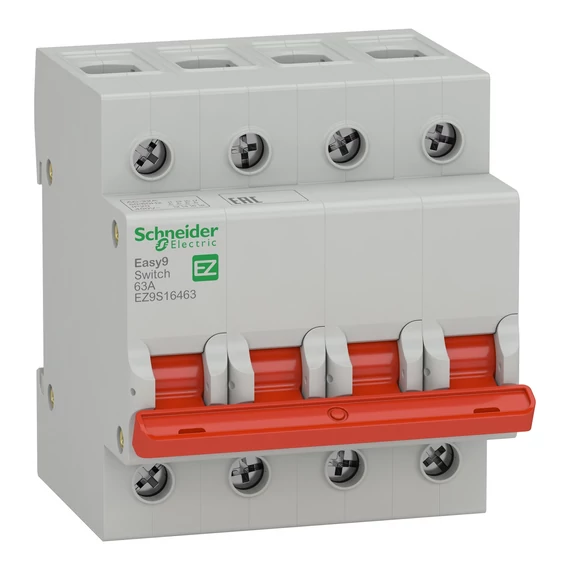 SCHNEIDER ELECTRIC EASY9 PRO Szakaszolókapcsoló, 4P, 63A (EZ9S16463)