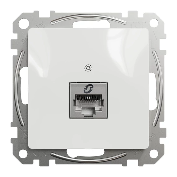 SCHNEIDER ELECTRIC ÚJ SEDNA 1xRJ45 Cat6A STP aljzat, fehér (SDD111466S)
