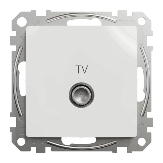 SCHNEIDER ELECTRIC ÚJ SEDNA TV aljzat, végzáró, 4 dB, fehér (SDD111471)