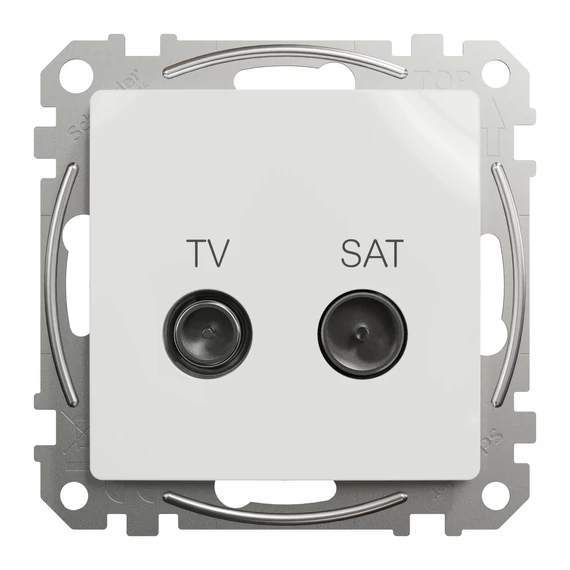 SCHNEIDER ELECTRIC ÚJ SEDNA TV/SAT aljzat, végzáró, 4 dB, fehér (SDD111471S)