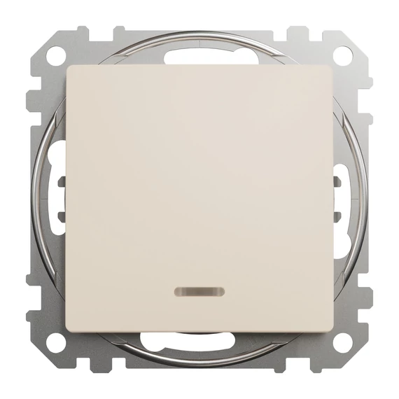 SCHNEIDER ELECTRIC ÚJ SEDNA Kétpólusú kapcsoló, EF, 16AX, bézs (SDD112162N)