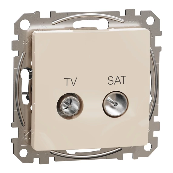 SCHNEIDER ELECTRIC ÚJ SEDNA TV/SAT aljzat, végzáró, 4 dB, bézs (SDD112471S)