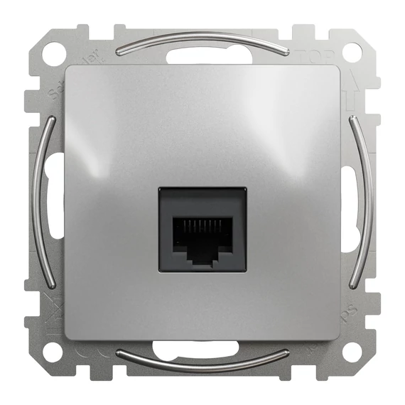 SCHNEIDER ELECTRIC ÚJ SEDNA 1xRJ45 Cat6 UTP aljzat, alumínium (SDD113461)