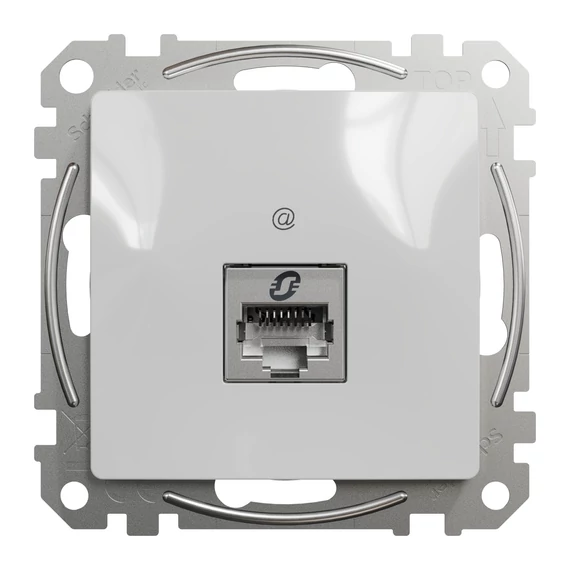 SCHNEIDER ELECTRIC ÚJ SEDNA 1xRJ45 Cat6A STP aljzat, alumínium (SDD113466S)