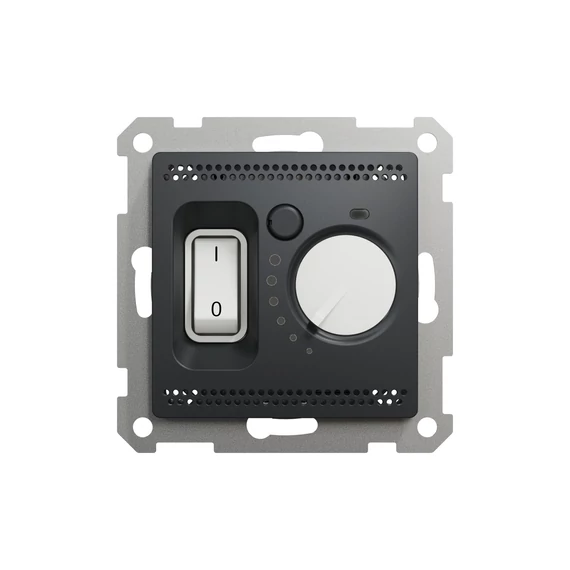 SCHNEIDER ELECTRIC ÚJ SEDNA Szobatermosztát, 10A, antracit (SDD114506)