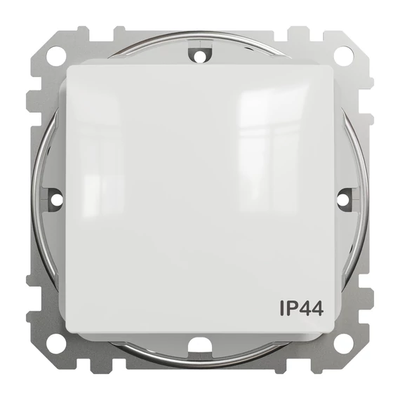 SCHNEIDER ELECTRIC ÚJ SEDNA Egypólusú kapcsoló, rugós bekötés, 10AX, IP44, fehér (SDD211101)