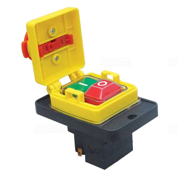 TRACON Relés biztonsági kapcsoló, gombafejű reteszeléssel 7PIN, 400 VAC, 8A/AC3, IP54, 6,3x0,8 (SSTM-317)