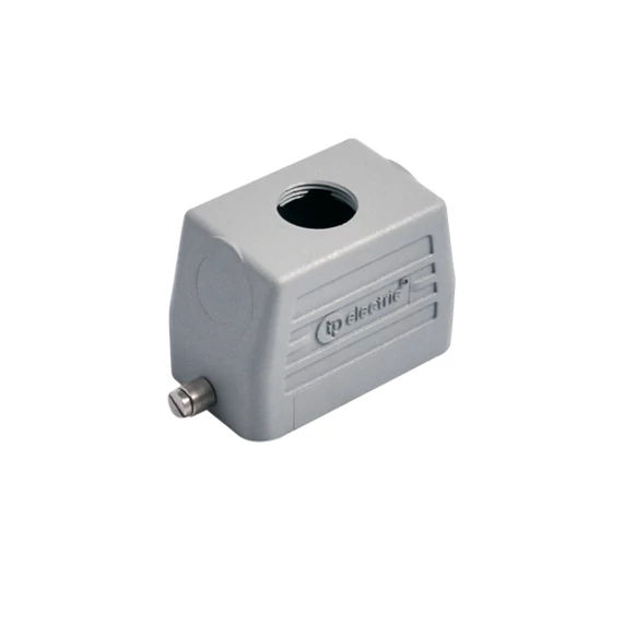 TP ELECTRIC Ipari nehézcsatlakozó dugó ház, felső bemenet, egy pár rögzítő füllel (TP-24-1016-02-06M20)