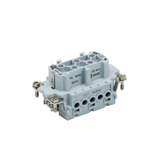 TP ELECTRIC Ipari nehézcsatlakozó, dugalj betét, 10x16A/500V/10P+F (TP-24-1016-200-01)