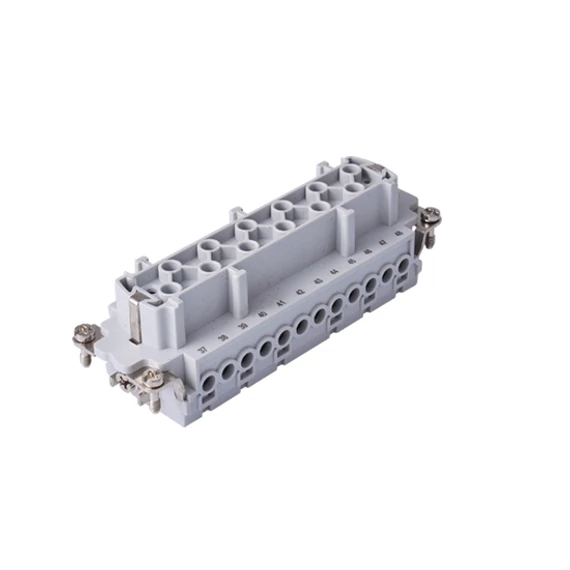 TP ELECTRIC Ipari nehézcsatlakozó, dugó betét, 24x16A/500V/24P+F (TP-24-2416-200-01)