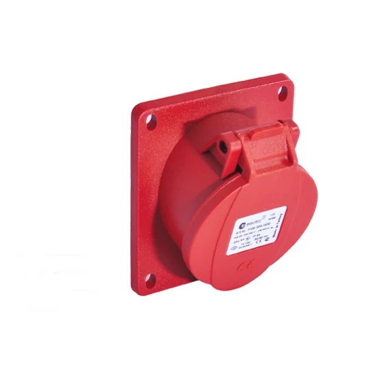 TP ELECTRIC 4x16A - Beépíthető dugalj (rugós - gyors bekötésű) (IP44) (TP-3022-309-1600)