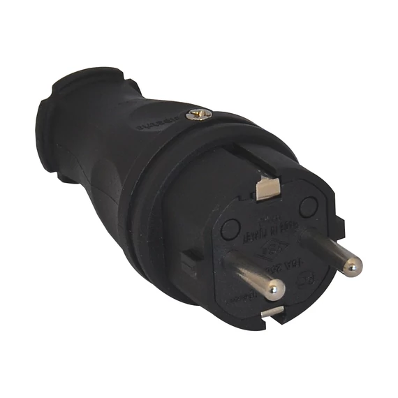 TP ELECTRIC Gumi dugvilla 16A fekete (TP-3101-301-0300)