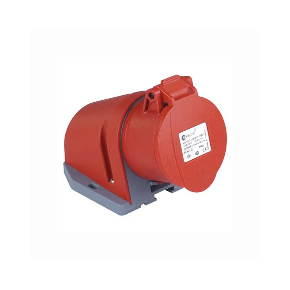 TP ELECTRIC 5x16A - Felületre rögzíthető dugalj- 83x90 alap (IP44) (TP-3105-307-1600)
