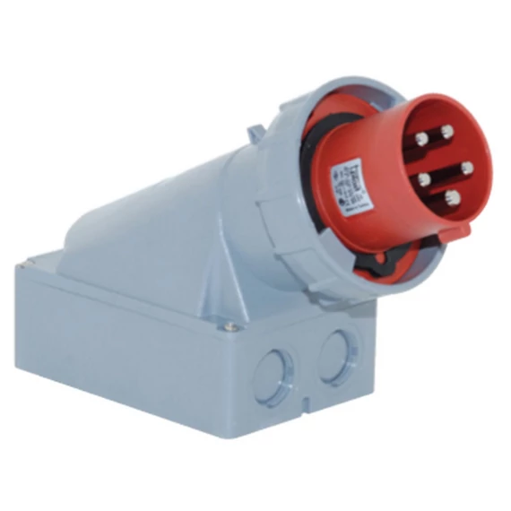 TP ELECTRIC 5x63A- Felületre rögzíthető dugvilla, ( IP67 ) csavaros bekötéssel (TP-3134-312-1600)