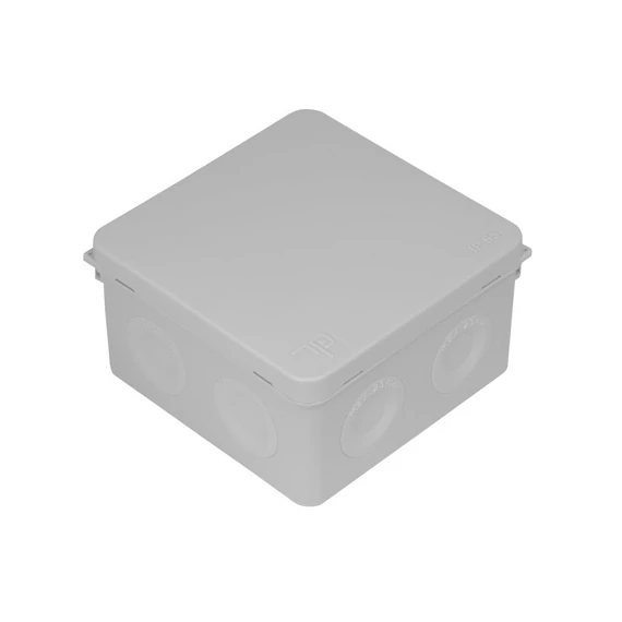 TP ELECTRIC Szilikonos kötődoboz 90x90x55mm kábelbevezető (TP-3310-290-0600)