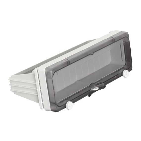 TP ELECTRIC Modulablak 12 férőhelyes süllyesztett, kalapsínnel, 80mm mély (TP-3340-334-0600)