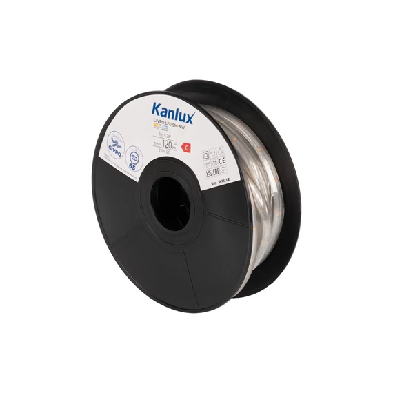 KANLUX GIVRO LED 5M-NW Fényszalag, 210V DC, 1m = 2W, 4000K, 1m = 120lm, IP65, UV álló, Ø13mm, 5m (világító cső) (39191)