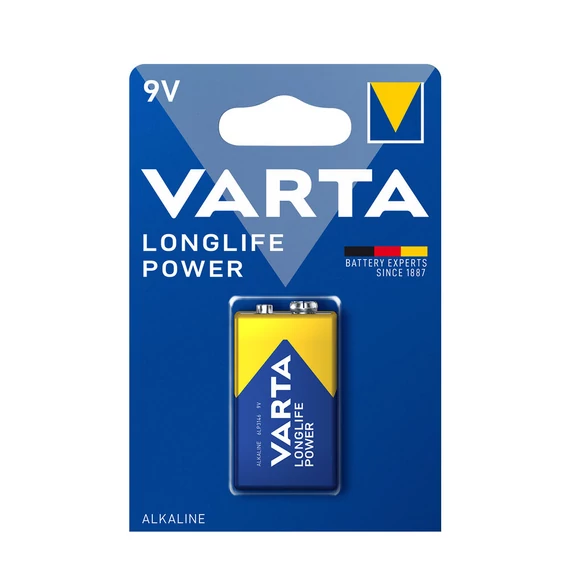 VARTA Longlife Power Alkáli 9V Elem B1 (6LP3146)