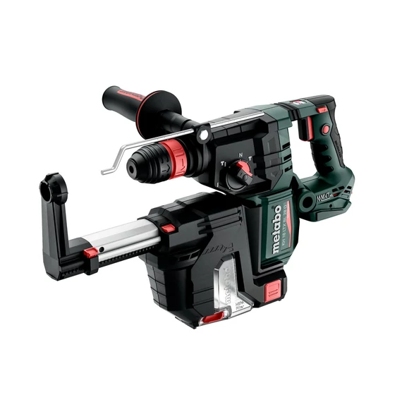 METABO KH 18 LTX BL 28 Q Set ISA Akkus kombikalapács, 18V, metaBOX 185 XL, beépített porelszívással és Metabo Quick cseretokmánnyal (akku és töltő nélkül) (601715900)
