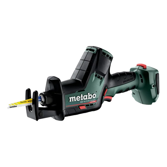 METABO SSE 18 LTX BL Akkus kardfűrész / orrfűrész, 18V, 0 - 3000 /min, 16mm, metaBOX 145 kofferben (akku és töltő nélkül) (602366840)