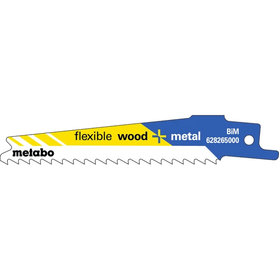 METABO Flexible wood + Metal Orrfűrészlap, 100 x 0,9 mm, 5db/csomag (628265000)