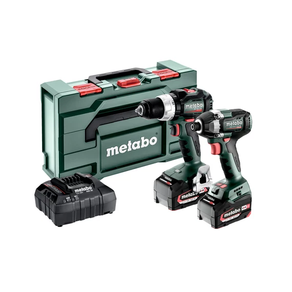 METABO Combo Set 2.8.4 18V Akkus gépcsomag, 18V, metaBOX 145 L kofferben (BS 18 LT BL fúrócsavarozó + SSD 18 LT 200 BL ütvecsavarozó) (685196000)