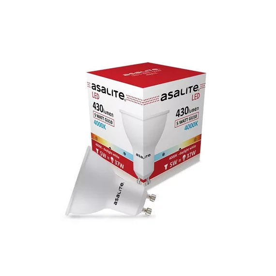 Asalite LED Izzó GU10 spot 5W 4000K (430 lumen) (ASAL0029)