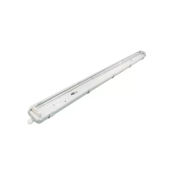 Asalite Prémium IP65 Por-és Páramentes Armatúra 2x120cm T8 LED Csőre Előkészítve (2x18W fénycső nem tartozék) (ASAL0155)