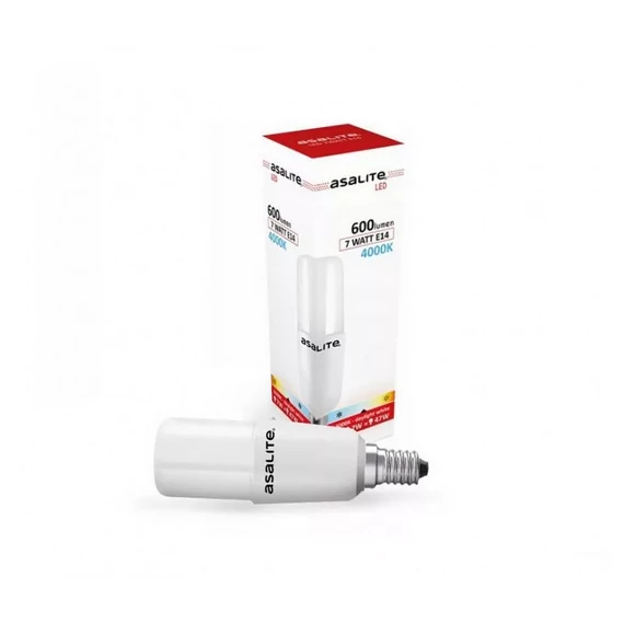Asalite LED Izzó T37 stick E14 7W 4000K (600 lumen) (ASAL0172)