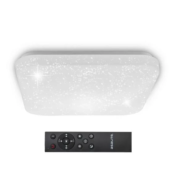 Asalite LED Mennyezeti Lámpa EMMA 72W 3000K/4000K/6500K (6120 lumen) Négyzet/Csillagos + Távirányító CCT (ASAL0197)