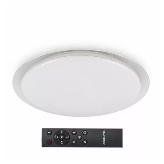 Asalite LED Mennyezeti Lámpa OLIVIA 48W 3000K/4000K/6500K (3400 lumen) Kerek +Távirányító CCT (ASAL0199)