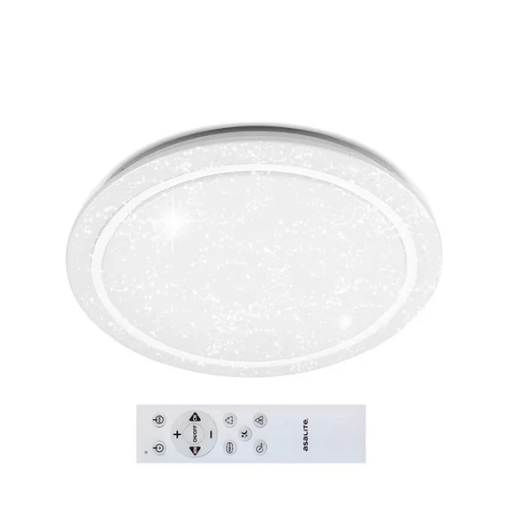 Asalite LED Mennyezeti Lámpa MIA 50W 3000K/4000K/6500K (3500 lumen) Kerek/Csillagos + RF Távirányító 3CCT+RGB (ASAL0245)
