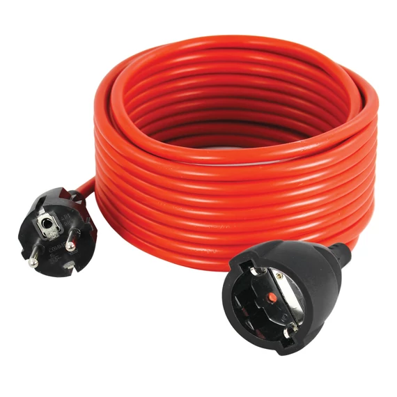 COMMEL Hosszabbító kábel 2P+F alj. és dug. 10 A 250V 2200 W H05VV-F 3G1 / 25m (0872)