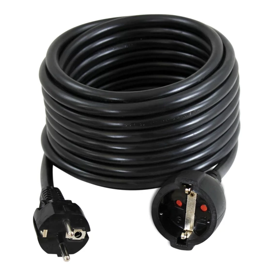 COMMEL Hosszabbító kábel 2P+F alj. és dug. 16A 250V 3500 W IP20 H05RR-F 3G1,5/ 20m (220-173)
