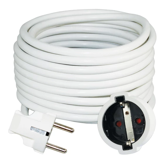 COMMEL Hosszabbító kábel 2P+F alj. és dug. 16A 250V 3500 W H05VV-F 3G1 / 2m (220-502)