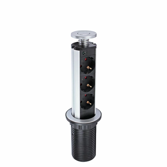 COMMEL Bútorba építhető elosztó 3x 16A 250 V~ 3500W (232-181)