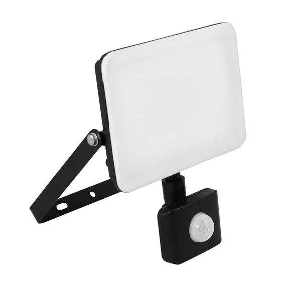 COMMEL LED reflektor, mozg.érz., gyorscs., 30W, 4000K, 3200lm, IP44, fekete (307-233)